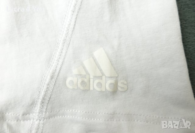 XL/2XL оригинални мъжки бели боксерки Adidas, снимка 5 - Бельо - 41352116