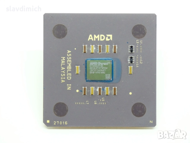Процесор за компютър AMD Duron модел  d700aut1b 700 Mhz За колекционери и ретро компютри 