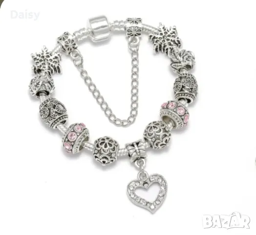 Гривни тип Пандора / Pandora с печат 925, снимка 2 - Гривни - 48874890