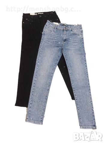 Дамски дънки с камъни от S  до  2XL