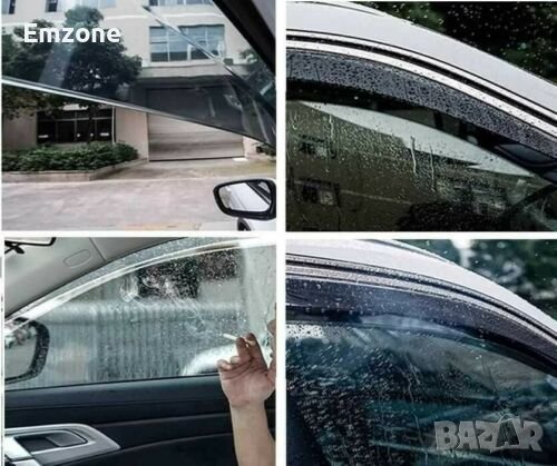 Ветробрани Черни Външни за Мерцедес Mercedes Vito W638 1996 до 2003 Предни Комплект 2 броя, снимка 4 - Аксесоари и консумативи - 42636236