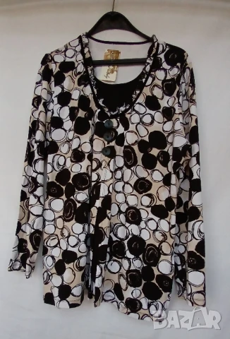 Дамска блуза еластична с дълъг ръкав., снимка 2 - Блузи с дълъг ръкав и пуловери - 51306972