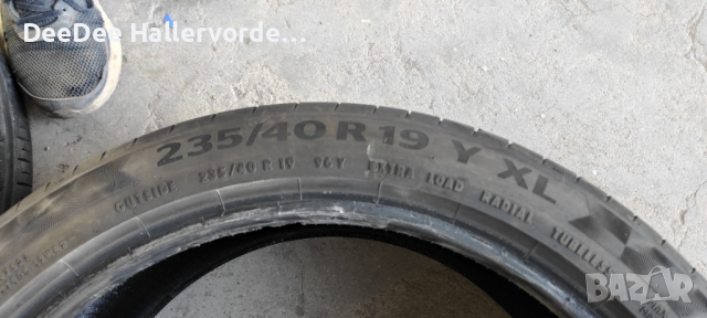 4 бр. летни гуми Continental PremiumContact 6 235/40/R19 96Y XL, снимка 5 - Гуми и джанти - 36271500
