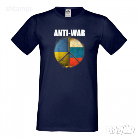 Мъжка тениска ANTI WAR,Украйна, снимка 7 - Тениски - 36115210