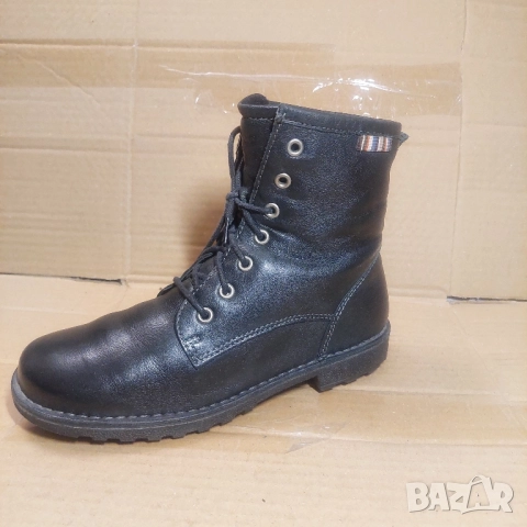 кожени ботуши / боти ECCO номер 38 обувки , снимка 4 - Дамски боти - 52124634