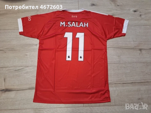 тениска и екип на Ливърпул"Салах", снимка 2 - Футбол - 52849549