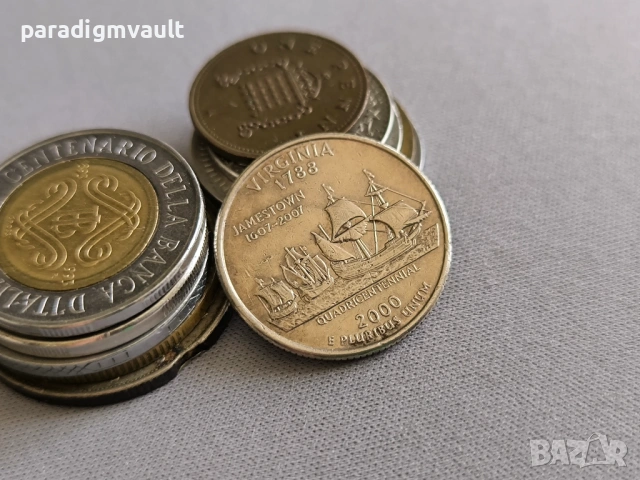 Монета - САЩ - 1/4 (четвърт) долар (Вирджиния) | 2000г.