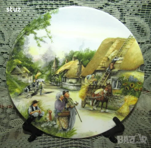 Колекционерски декоративни порцеланови чинии Royal Doulton, сет 2 бр. , снимка 5 - Декорация за дома - 55775440