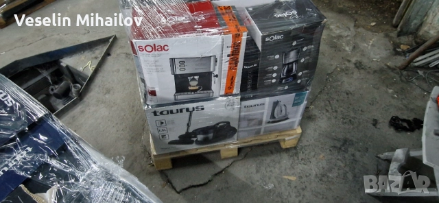 Електро уреди на палета - нови, 50 бр.