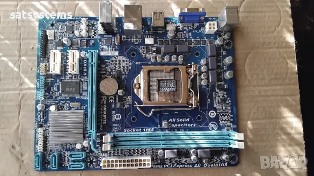 Дънна платка Gigabyte GA-H61M-DS2 Socket LGA1155, снимка 5 - Дънни платки - 48871611