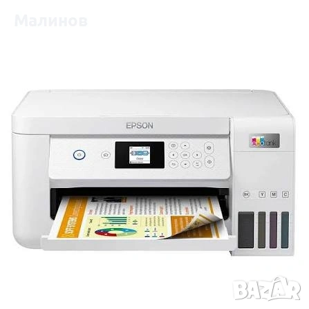 НОВ принтер с дуплекс и за сублимация, фотопринтер, 3 в 1 Epson Ecotank ET2756