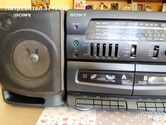 Двукасетъчен касетофон Сони!, снимка 5 - Радиокасетофони, транзистори - 55921703