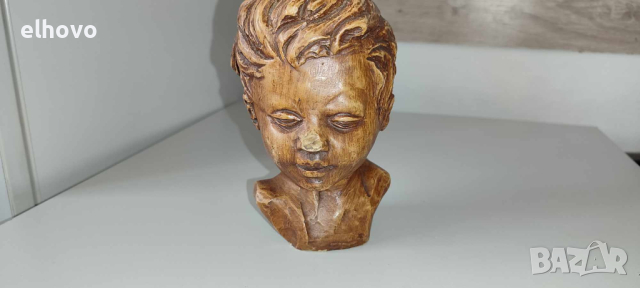Бюст на момче от Gebroeders Van Paridon, снимка 2 - Антикварни и старинни предмети - 44634210