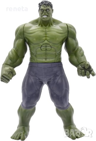 Фигурка Hulk, Пластмасова, Звук и светлина, 30 см