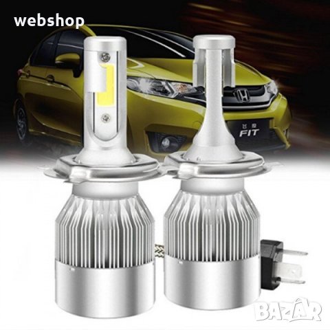 Комплект диодни крушки за фарове Led Headlight C6 H4