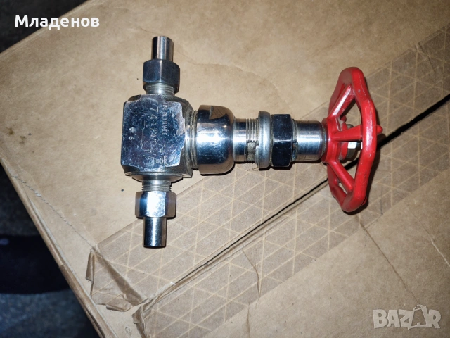 Вентил спирателен иглен неръждаем GACHOT Dn 6 /Pn 200 bar, снимка 2 - Други машини и части - 53254919