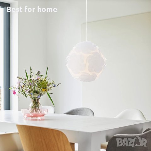 Дизайнерска лампа- пъзел от Kwmobile Flower Look, снимка 3 - Лампиони - 41900104