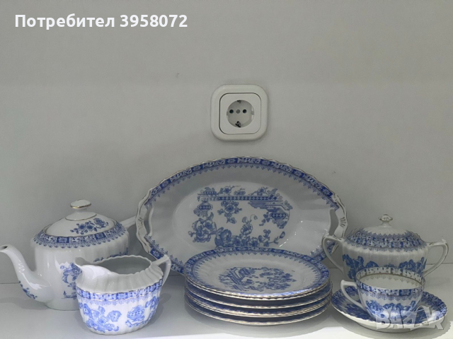Троен сет Seltmann Weiden от серията China Blue, снимка 8 - Други - 44745112