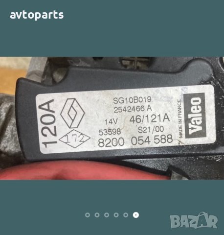 Renault scenic 2000година 1.9dti Динамо, снимка 5 - Части - 40459917