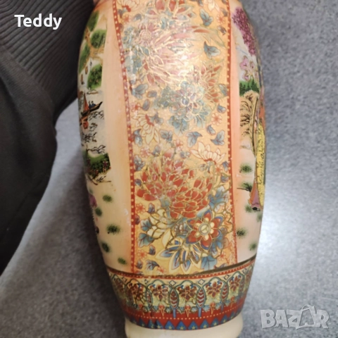 Винтидж китайска ваза, снимка 8 - Антикварни и старинни предмети - 52298340