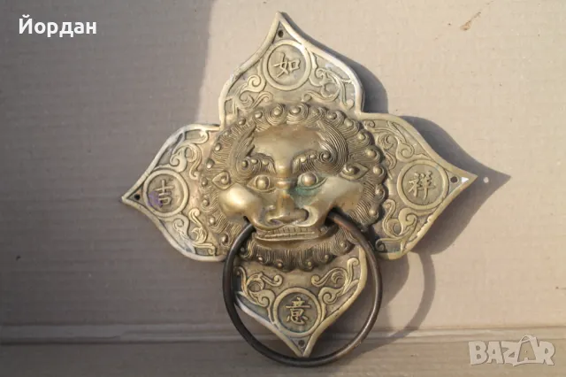 Месингова халка за врата , снимка 7 - Антикварни и старинни предмети - 49505576