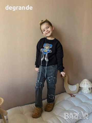 Детски комплект Дънки+Блузка 