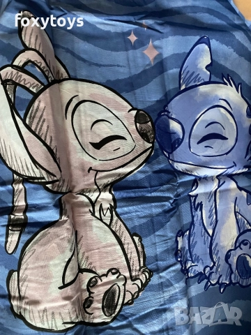 Детски спален комплект от две части Стич / Lilo and Stitch 100×135 cm, 40×60 cm, снимка 9 - Спално бельо и завивки - 48465025