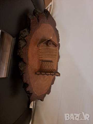 Сувенир къщичка от дърво за стена, снимка 4 - Декорация за дома - 40122043