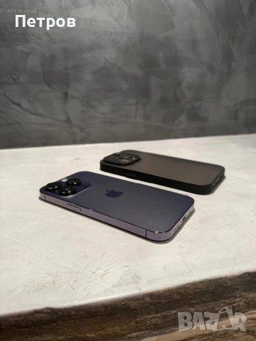 КАТО ЧИСТО НОВ Iphone 14 Pro 256 GB Purple, снимка 4 - Apple iPhone - 53529378