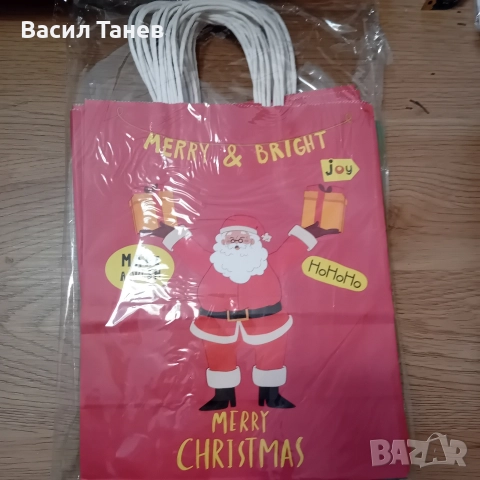 хартиени подаръчни чанти по 12 бр в пакет, снимка 3 - Други - 52798628