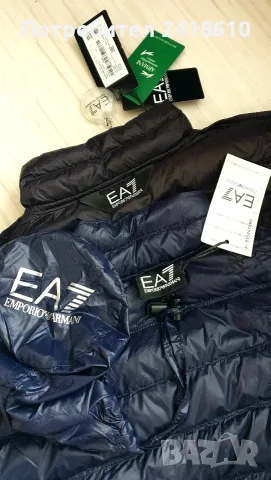 Emporio Armani EA7 Down Vest Mens Size M 2бр НОВО!  ОРИГИНАЛ Мъжки Пухени Елеци!, снимка 4 - Якета - 55650347