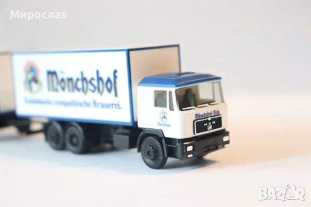 HERPA  1:87 H0 MAN  КАМИОН TIR МОДЕЛ, снимка 7 - Колекции - 50024153