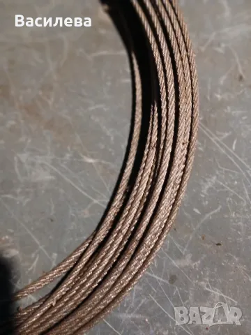 Стоманено многожилно въже, снимка 2 - Други машини и части - 49020763