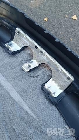 Спойлер / тунинг добавка за задна броня – R32 стил за Volkswagen Golf V (2004-2008), снимка 8 - Части - 51765140