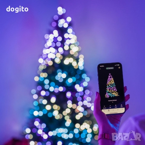 Смарт коледна елха Twinkly 2.10 метра., снимка 5 - Декорация за дома - 52356483