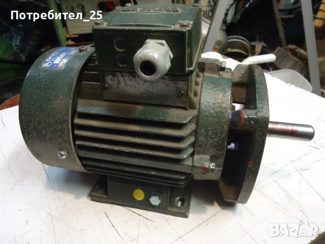 Трифазен ел.мотор 0,37KW - 1370 об/м., снимка 5 - Електродвигатели - 51256297
