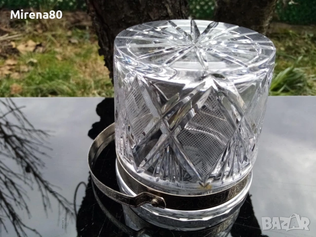 Българска кристална ледарка, снимка 4 - Антикварни и старинни предмети - 53488453