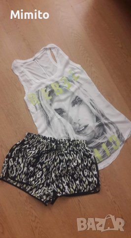 лот нови шорти и топ от Паус xs, снимка 1