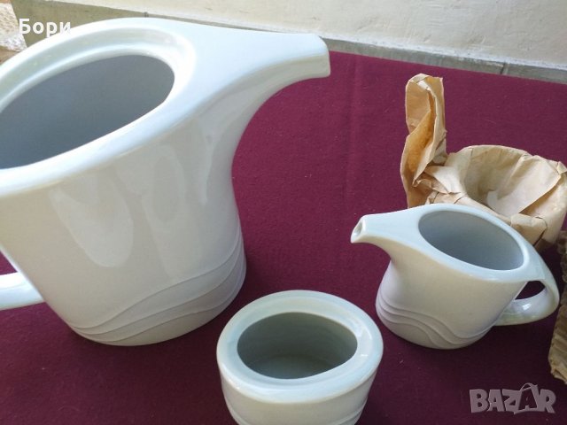 Български порцеланов сервиз за чай, снимка 6 - Сервизи - 33971975