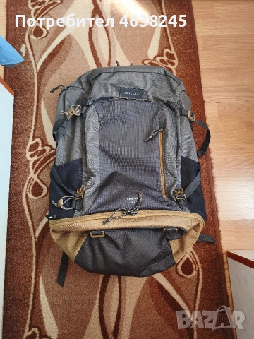 раница + туристически обувки 