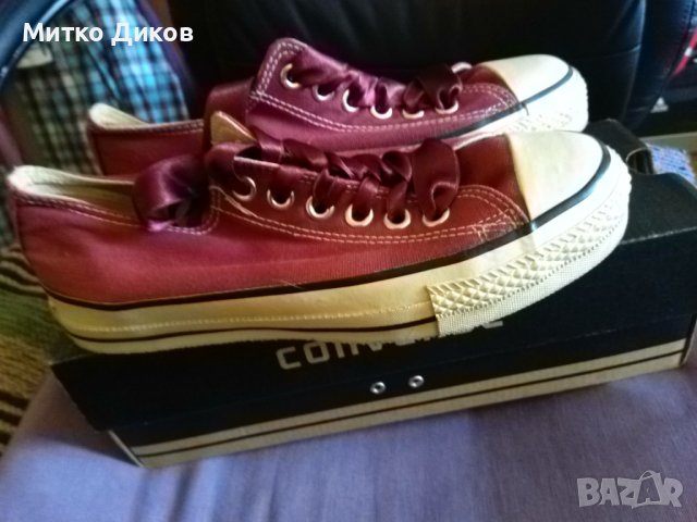 Converse кецове дамски USA американски размер №38 стелка245мм нови в кутия, снимка 5 - Маратонки - 39160593