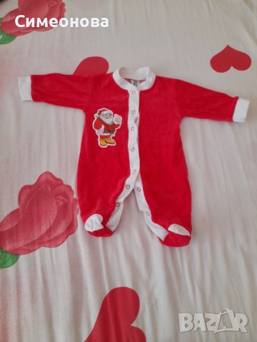 Бебешко коледно гащиризонче , снимка 2 - Бебешки гащеризони - 41398953
