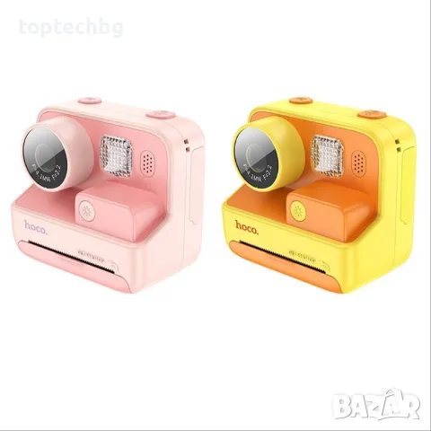 Детски фотоапарат с принтер HOCO DV200с безплатна доставка, снимка 8 - Електрически играчки - 48370330