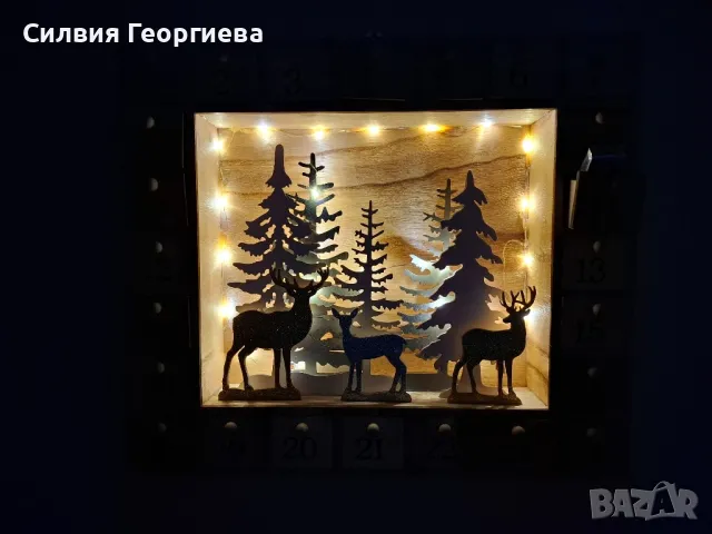 Светещи коледни календари, снимка 2 - Коледни подаръци - 48312620