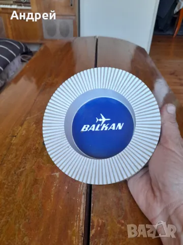 Стар пепелник БГА Балкан,Balkan #4, снимка 3 - Други ценни предмети - 49546423