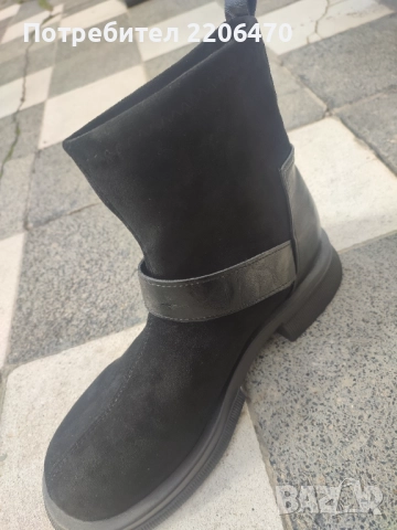 Велурени Боти, снимка 4 - Дамски боти - 52501510