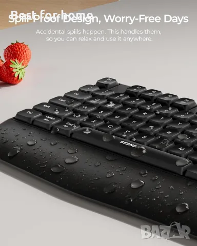 Комплект безжична Bluetooth клавиатура и мишка seenda COE200, QWERTY UK, снимка 8 - Клавиатури и мишки - 55930129