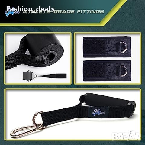 Нов Комплект тренировъчни ленти за фитнес/ Мъже Жени Спорт, снимка 3 - Фитнес уреди - 41327030