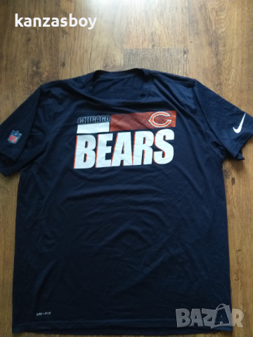 nike nfl chicago bears - страхотна мъжка тениска ХЛ, снимка 3 - Тениски - 44751397