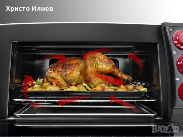 Delonghi Делонги Фурна 14 литра 1400W 220° C, снимка 4 - Печки, фурни - 44839211